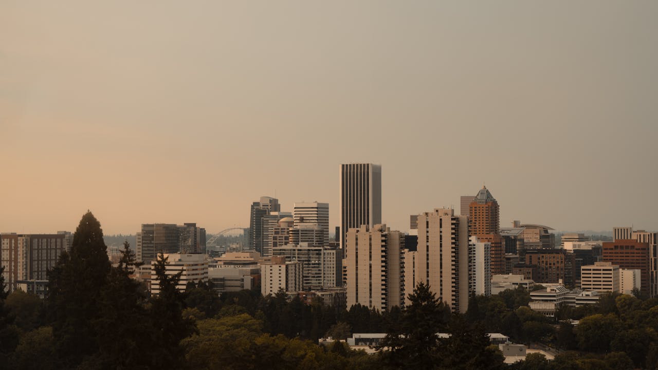 Oregon business district